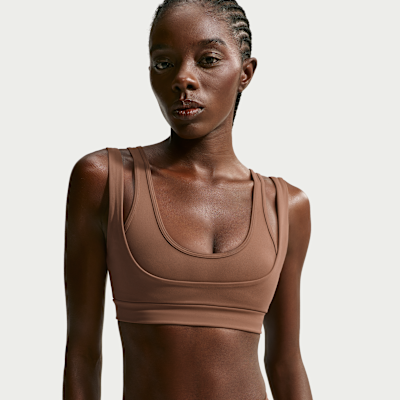 NIKE公式】NikeSKIMS Matte ウィメンズ ダブルストラップ スクープ